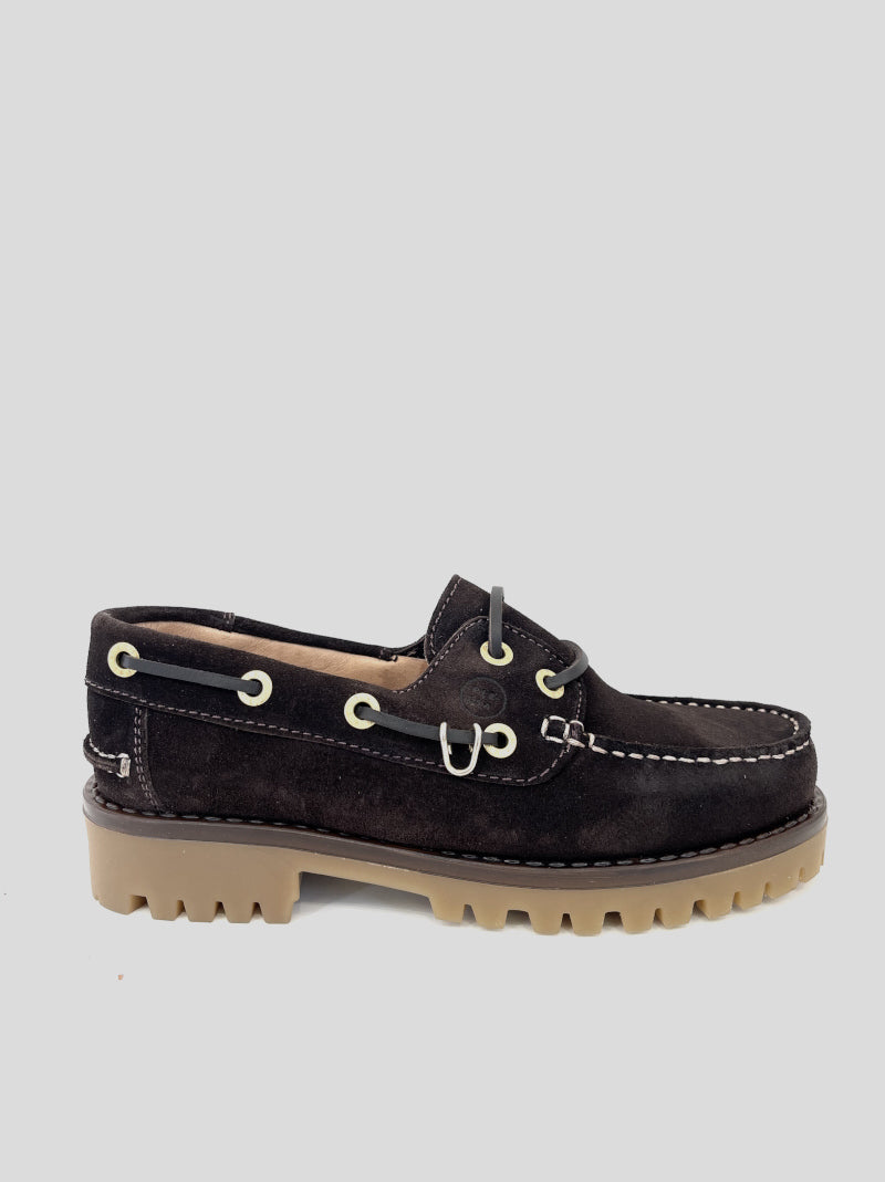 Naútico Mujer PIELSA Wintermoc CHOCOLATE