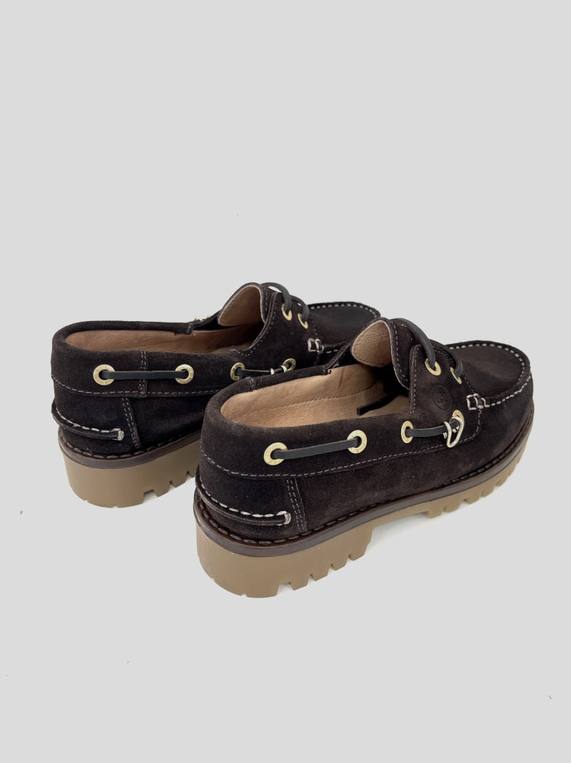 Naútico Mujer PIELSA Wintermoc CHOCOLATE