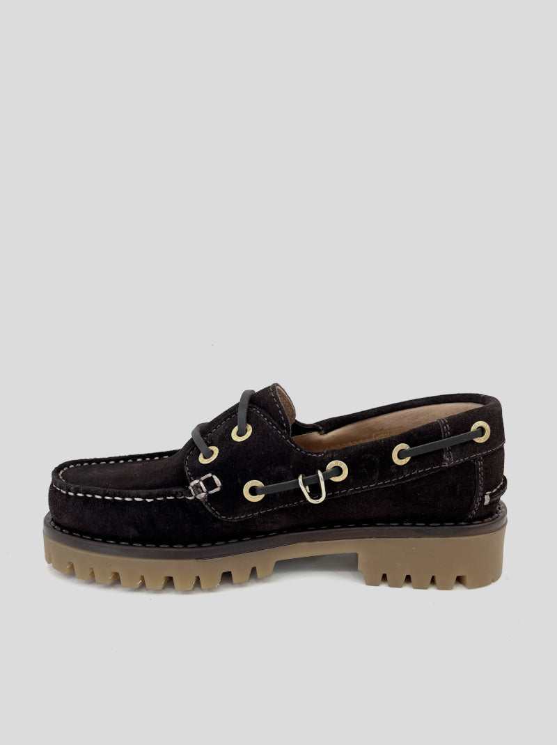 Naútico Mujer PIELSA Wintermoc CHOCOLATE