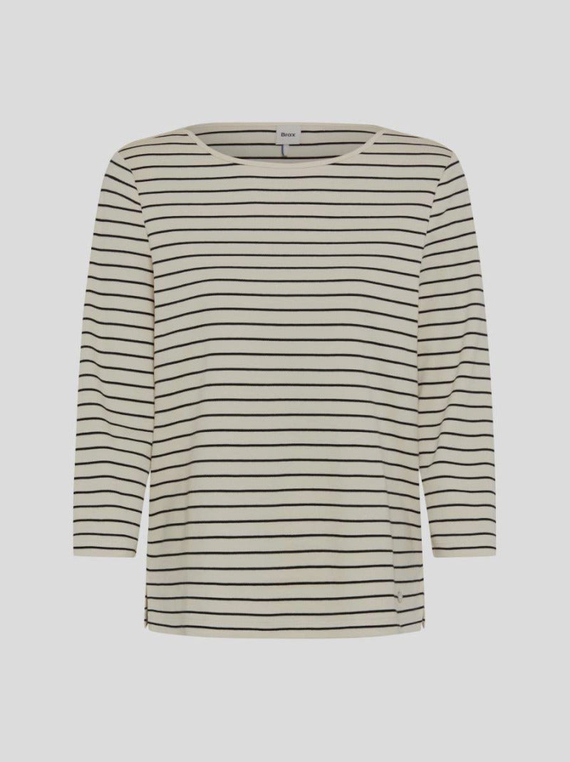 Camiseta Cira M BRAX Rayas BEIGE