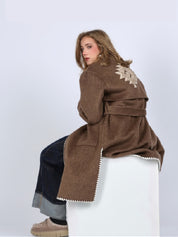 Abrigo Largo Phoenix GLOX Lana Etnico