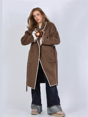 Abrigo Largo Phoenix GLOX Lana Etnico