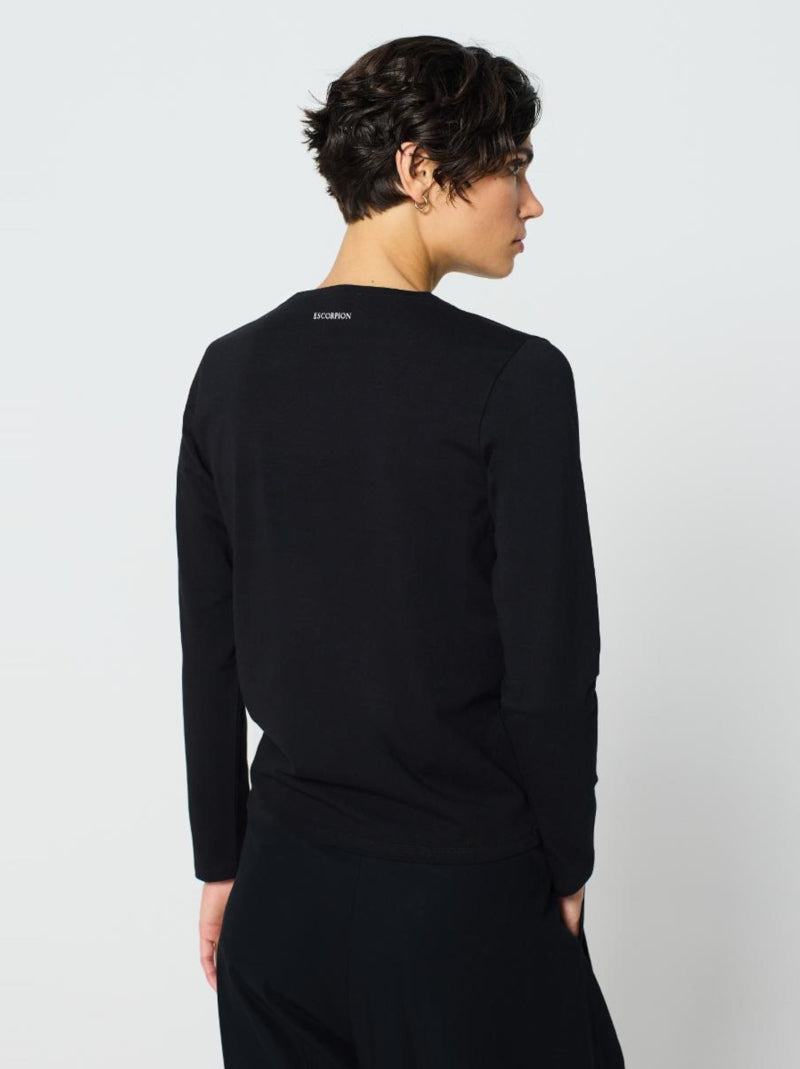 Camiseta Básica ESCORPION Algodón NEGRO