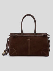 Bolso Hombro CARMELA Combi Ante MARRÓN