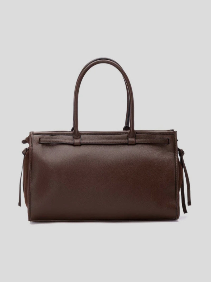 Bolso Hombro CARMELA Combi Ante MARRÓN