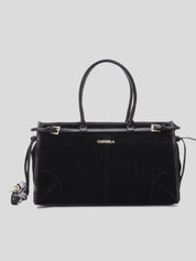 Bolso Hombro CARMELA Combi Ante NEGRO
