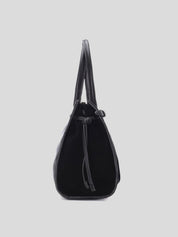 Bolso Hombro CARMELA Combi Ante NEGRO