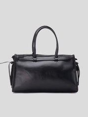 Bolso Hombro CARMELA Combi Ante NEGRO