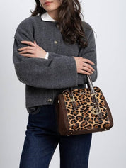 Bolso de mano CARMELA Combi LEOPARDO