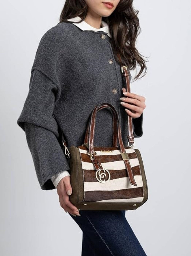 Bolso de mano CARMELA Combi CEBRA