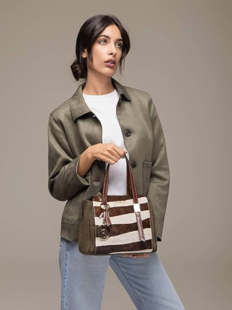 Bolso de mano CARMELA Combi CEBRA