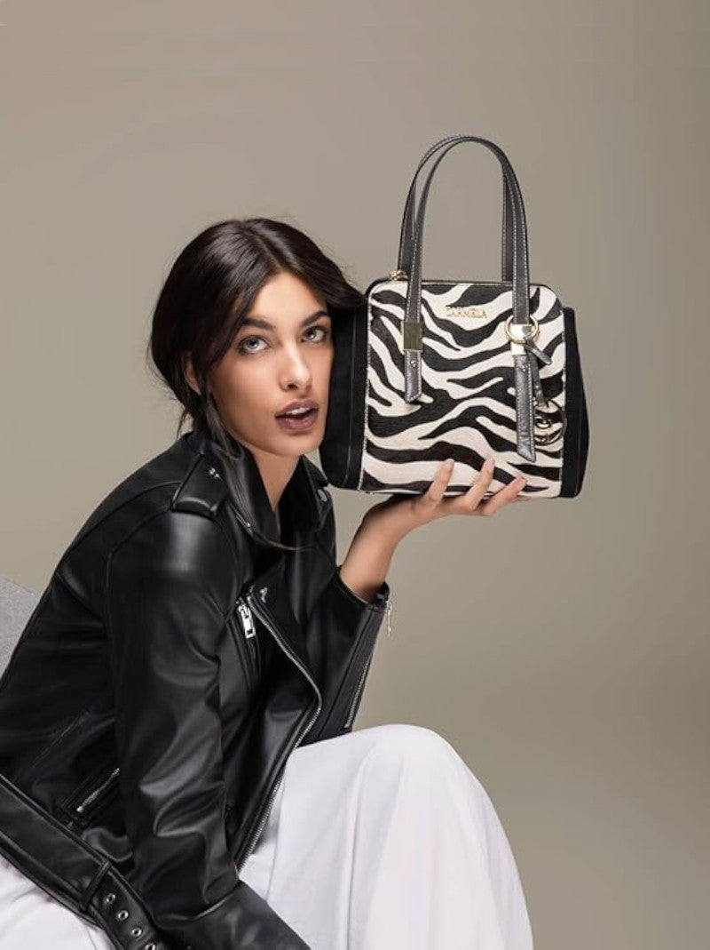 Bolso de mano CARMELA Combi CEBRA