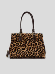 Bolso Dos Asas CARMELA Combi LEOPARDO