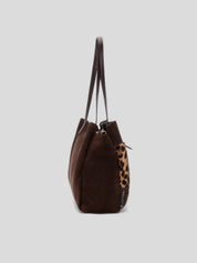 Bolso Hombro CARMELA Textil LEOPARDO