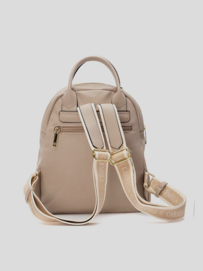 Mochila CARMELA Piel Sintética BEIGE