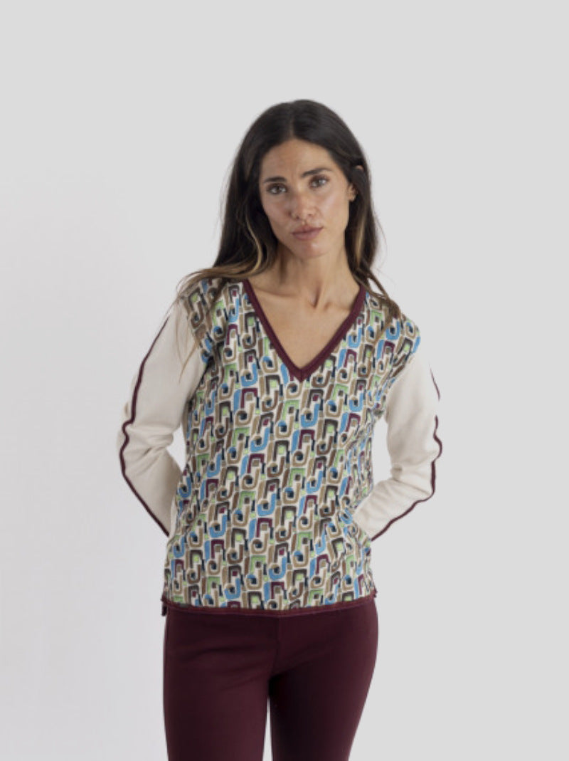 Jersey BMB & Co Print Geométrico