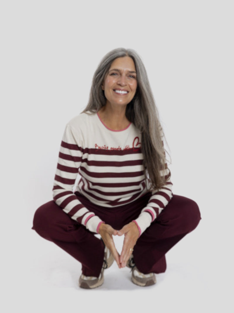 Jersey BMB & Co Rayas Marineras GRANATE