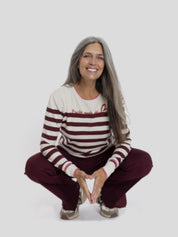 Jersey BMB & Co Rayas Marineras GRANATE