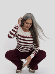 Jersey BMB & Co Rayas Marineras GRANATE