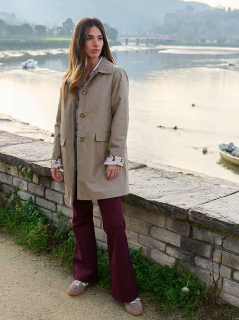 Gabardina BMB & Co Trench Acolchada TOPO