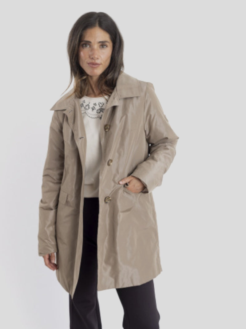 Gabardina BMB & Co Trench Acolchada TOPO