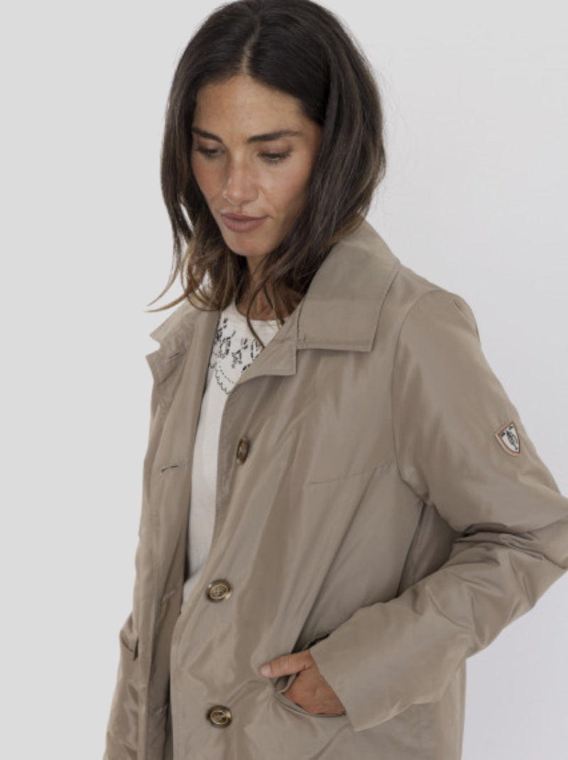 Gabardina BMB & Co Trench Acolchada TOPO