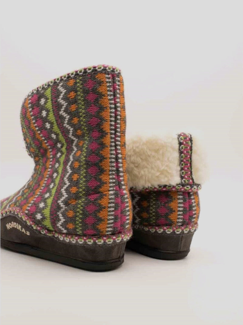 Zapatilla NORDIKAS Abotinada Lana GRIS