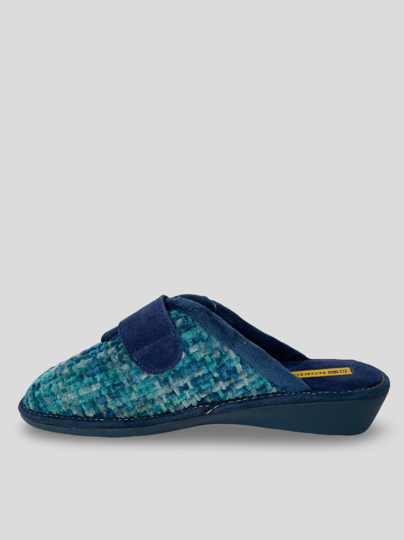 Zapatilla NORDIKAS Abierta Velcro AZUL