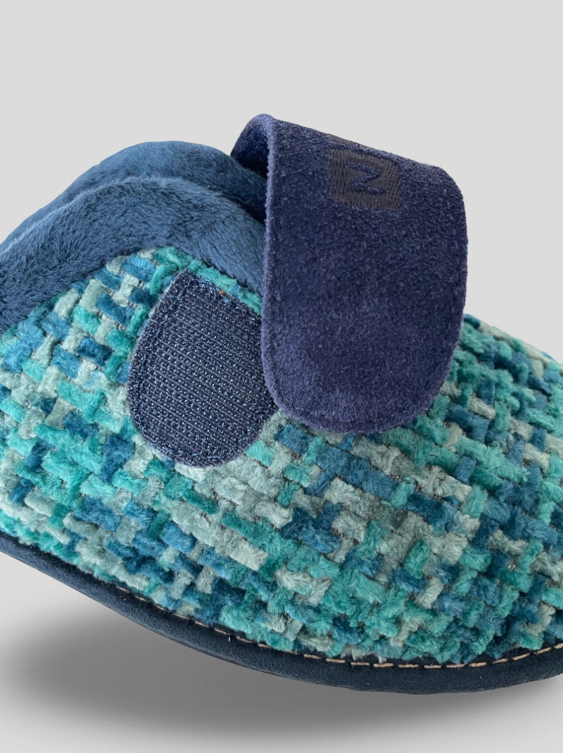 Zapatilla NORDIKAS Abierta Velcro AZUL