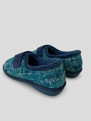 Zapatilla NORDIKAS Cerrada Velcro AZUL