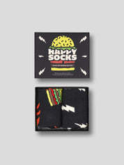 HAPPY SOCKS 2-PackBlast Off Burger 36/40