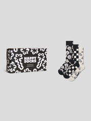 HAPPY SOCKS 3-Pack Black And White 36/40