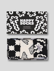 HAPPY SOCKS 3-Pack Black And White 41/46