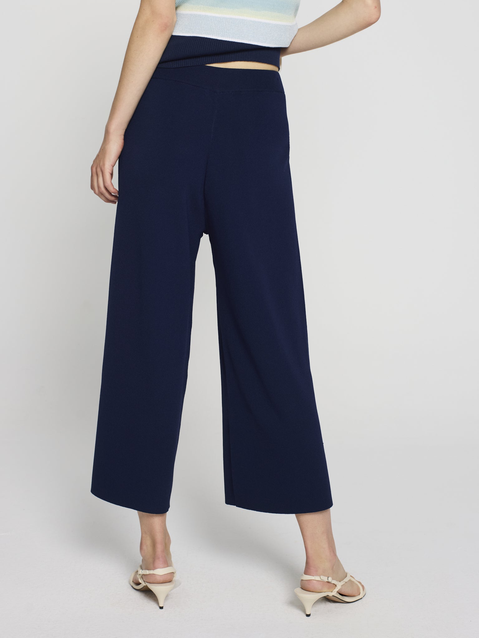 Pantalón Punto ESCORPION Palazzo Cropped
