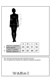 Pantalón Punto ESCORPION Palazzo Cropped