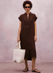 Vestido ECOALF Amatista Lino