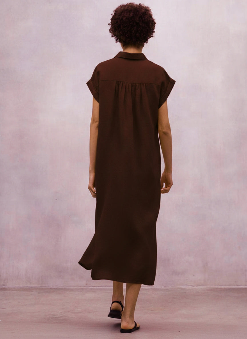 Vestido ECOALF Amatista Lino