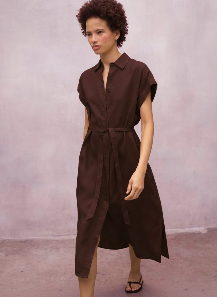 Vestido ECOALF Amatista Lino