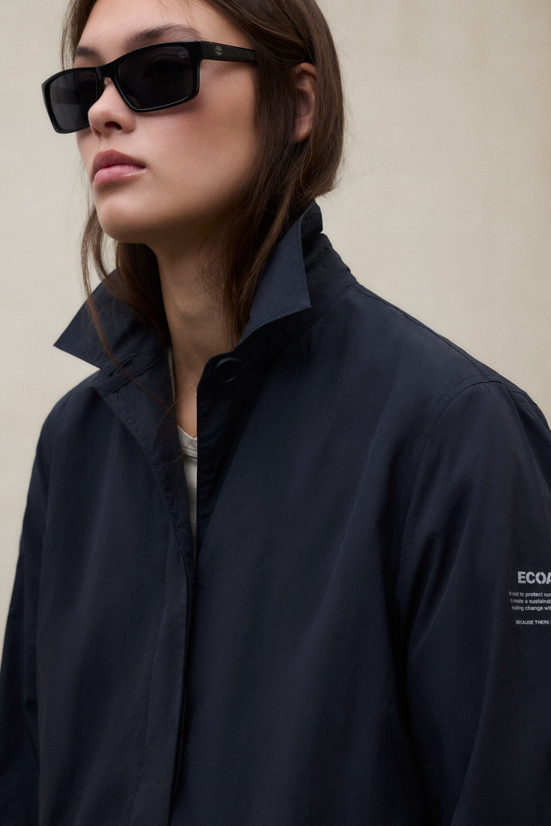 Gabardina Corta ECOALF Verne Plegable