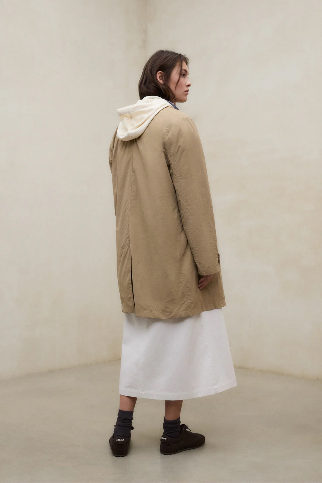 Gabardina Corta ECOALF Verne Plegable