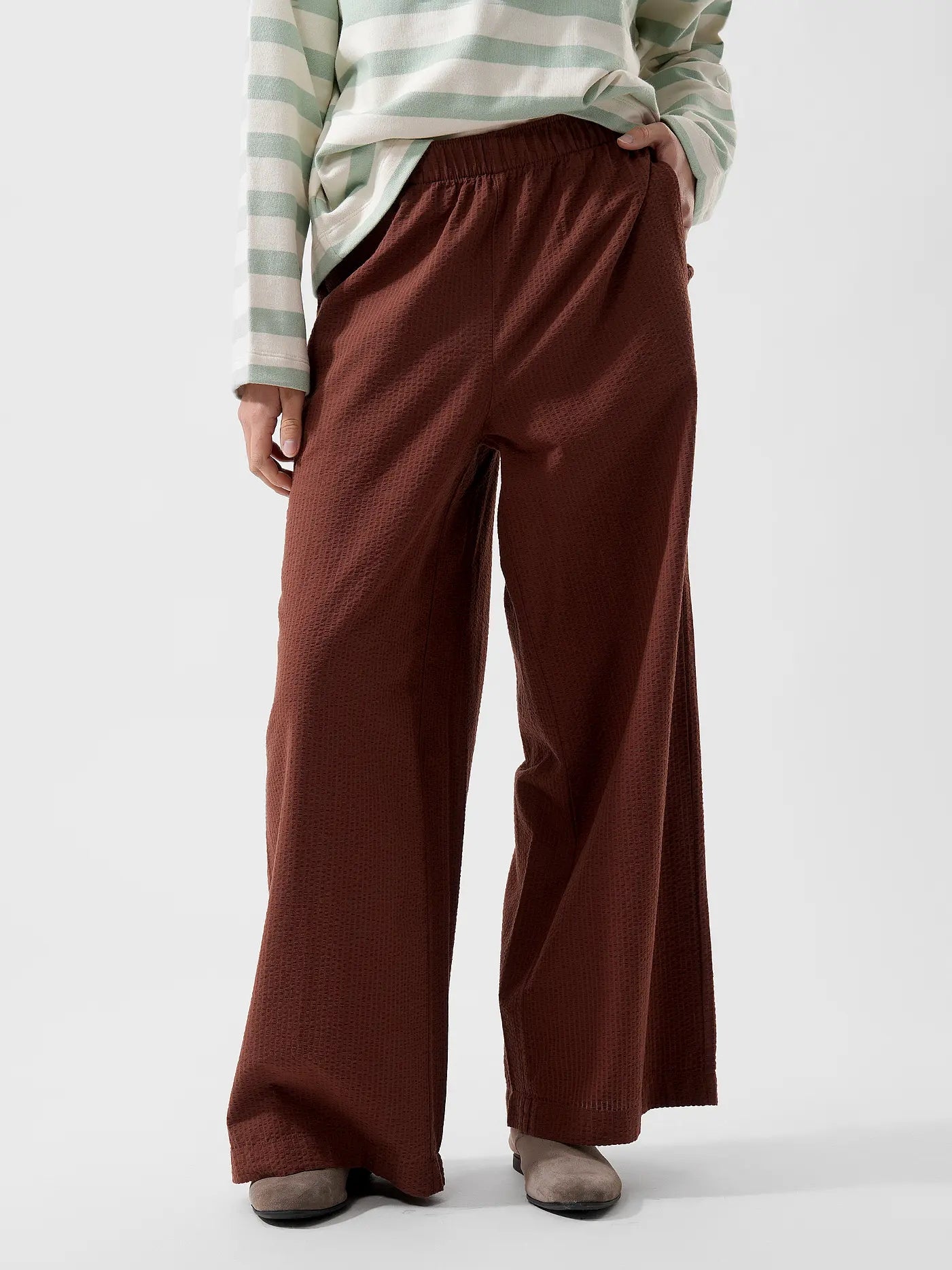 Pantalón ECOALF Moss Seersucker