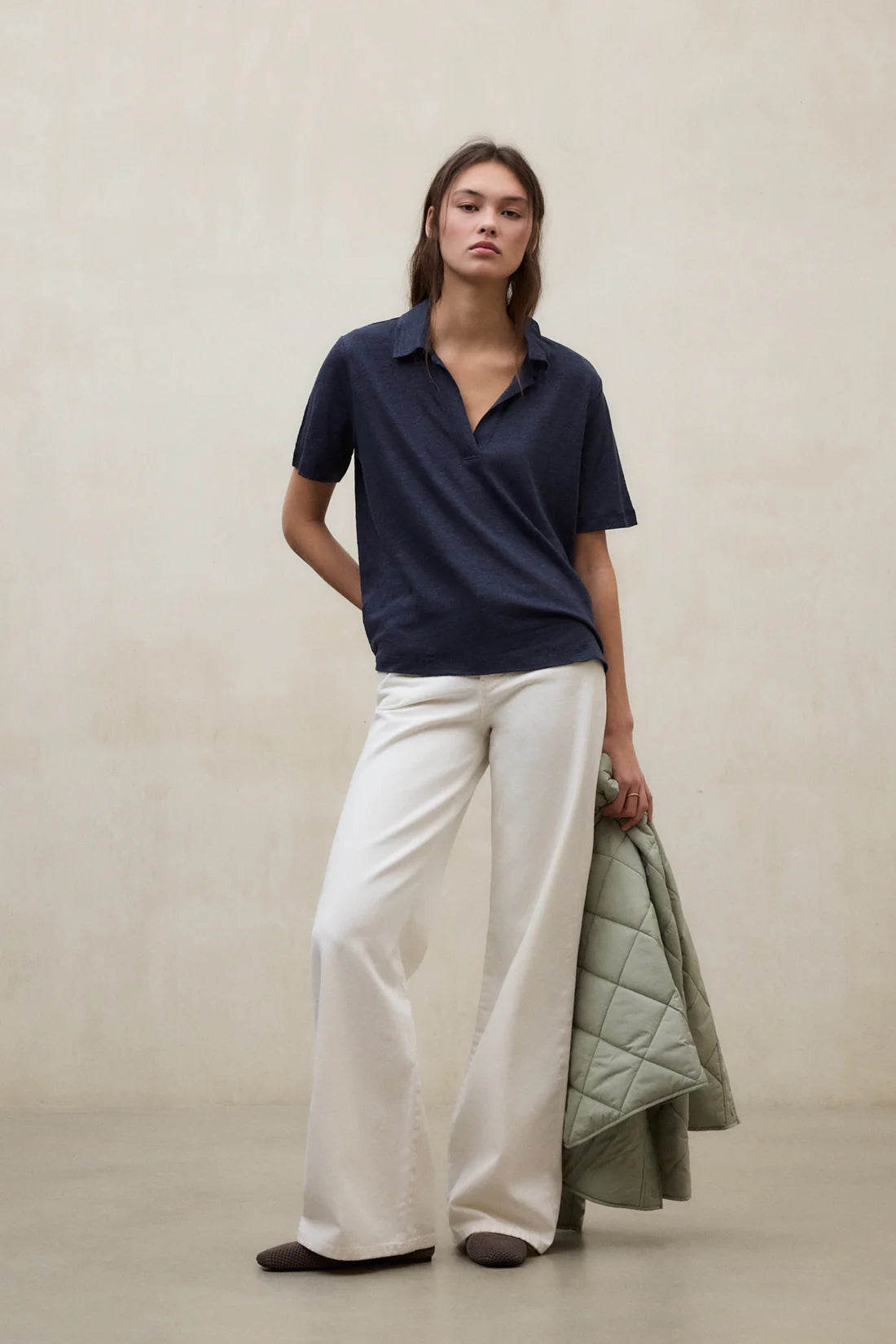 Polo Manga Corta ECOALF Troms Lino