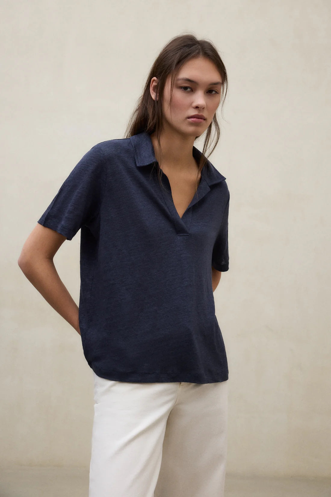 Polo Manga Corta ECOALF Troms Lino