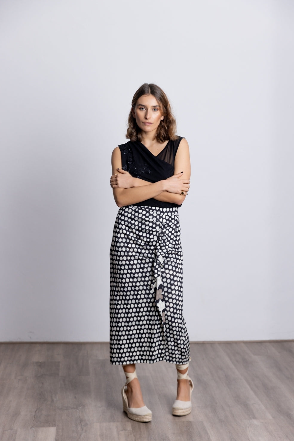 Falda Lunares y Volante BMB & Co Marieta