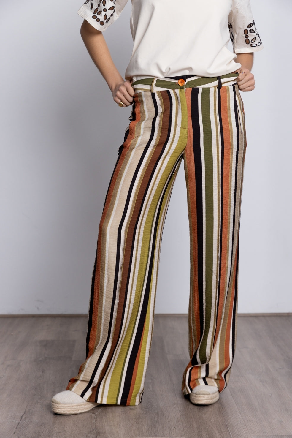Pantalón Viscosa BMB & Co Pamela Rayas