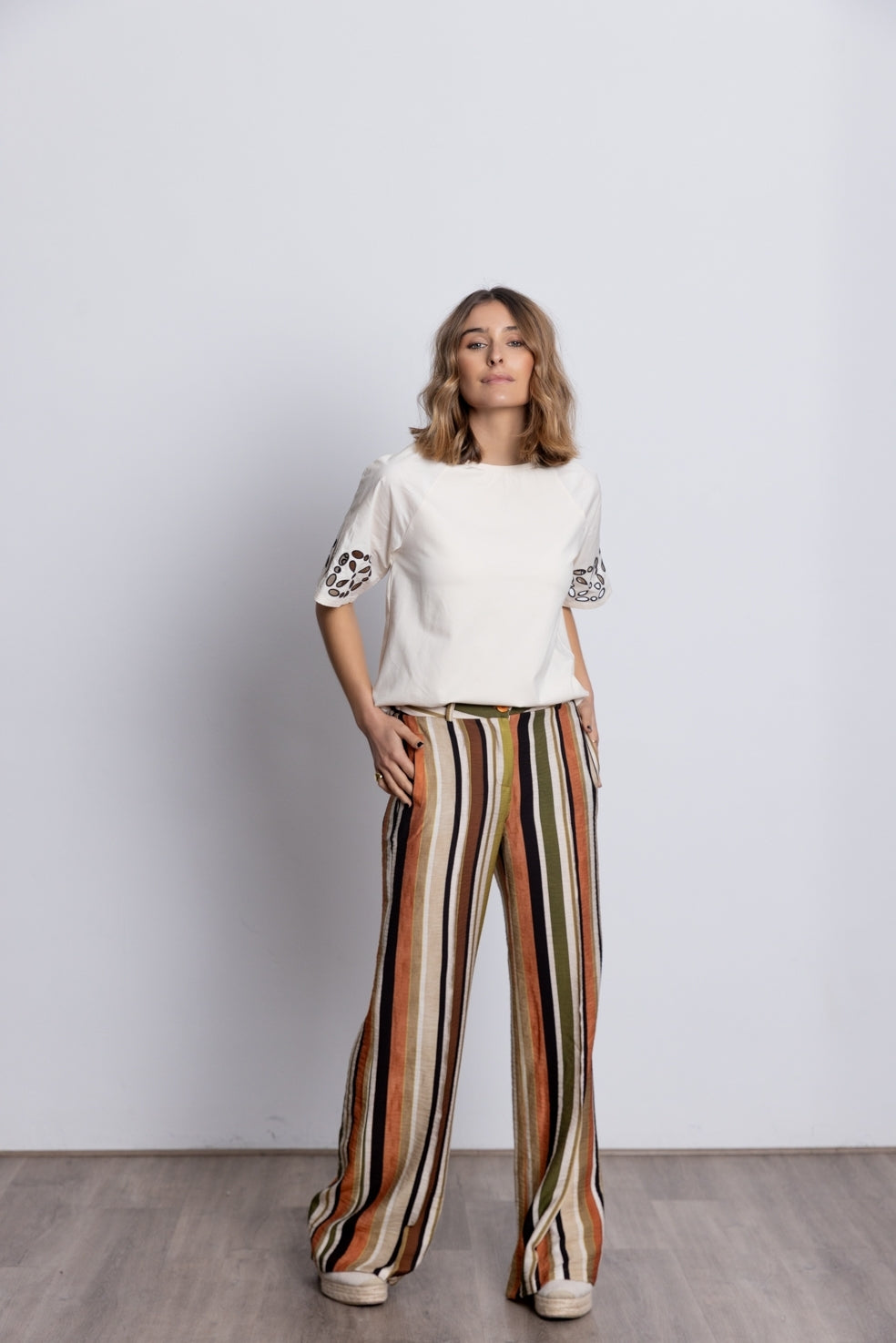 Pantalón Viscosa BMB & Co Pamela Rayas
