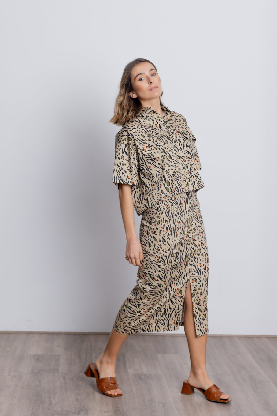 Falda Midi BMB & Co Labarra Animal