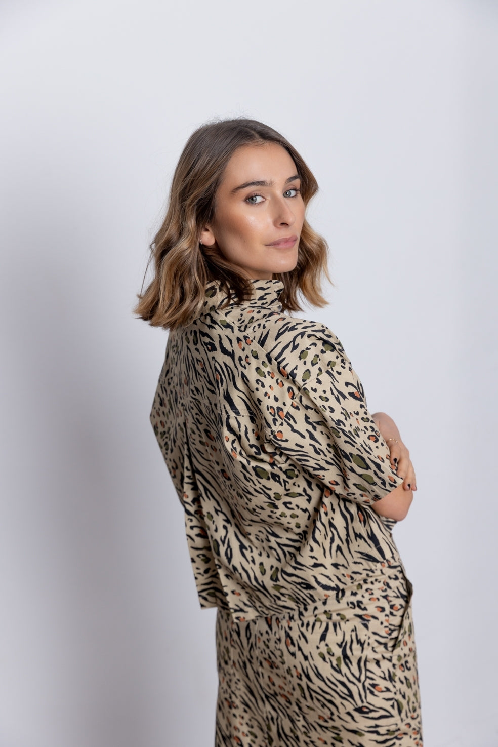 Camisa Corta BMB & Co Xenia Animal