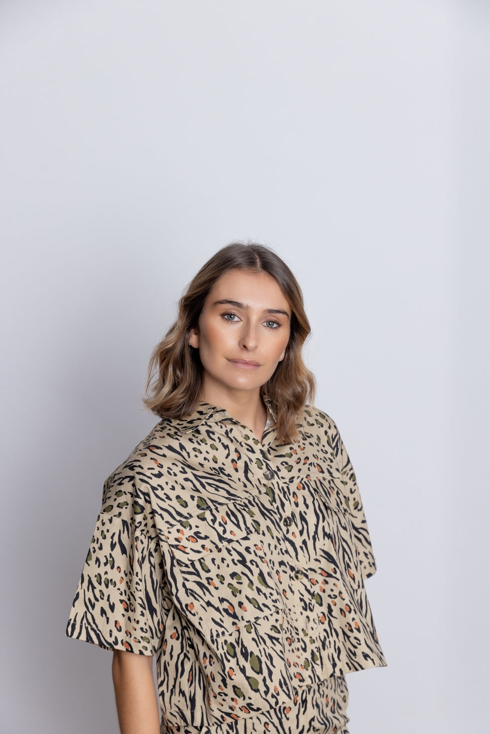 Camisa Corta BMB & Co Xenia Animal