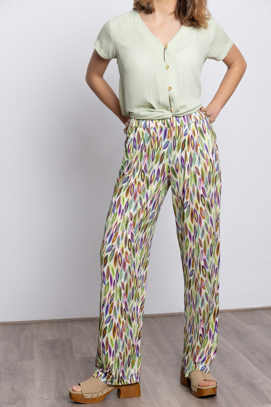 Pantalón Fluido BMB & Co Lilipa Neon